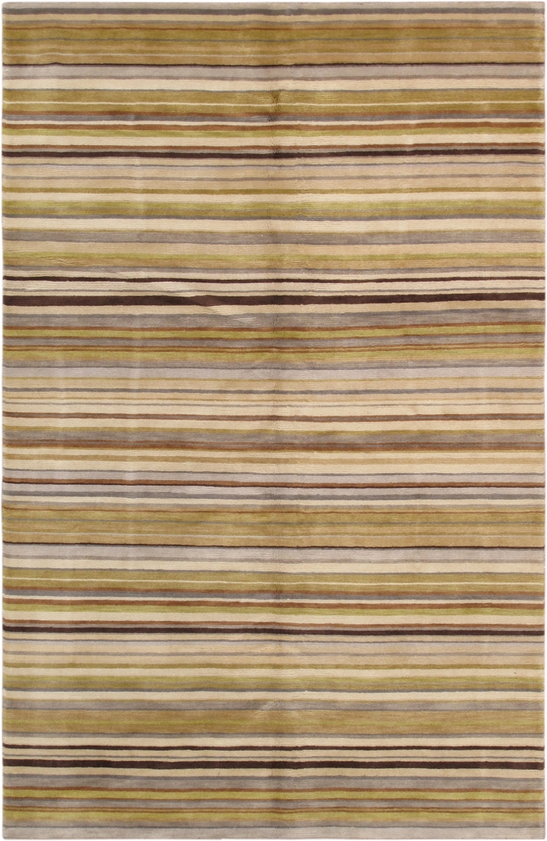 Modern Collection Hand-Knotted Lamb's Wool Area Rug