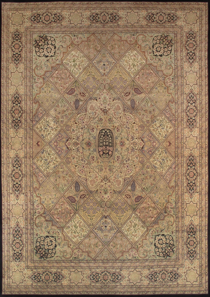 Baku Collection Hand-Knotted Lamb's Wool Area Rug 10 ft. 2 in. X 14 ft. 4 in.