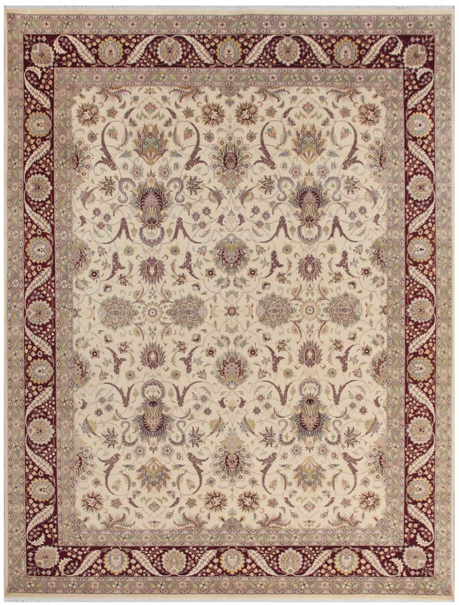 Baku Collection Hand-Knotted Lambs Wool Area Rug