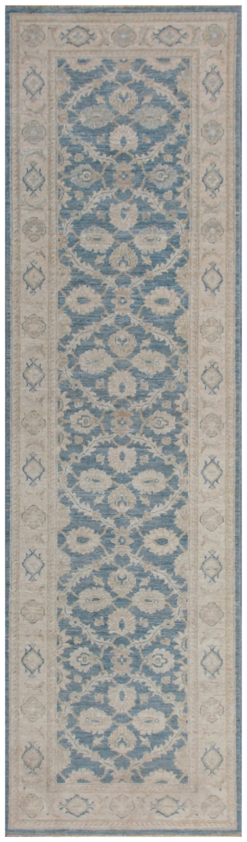 Denver Hand-Knotted Grey Lamb's Wool Area Rug- 2 ft. 8 in. X 9 ft. 3 in.