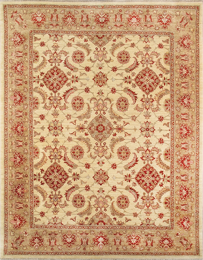 Melody Collection Hand-Knotted Lamb's Wool Runner 8 ft. 1 in.  X 10 ft. 2 in.
