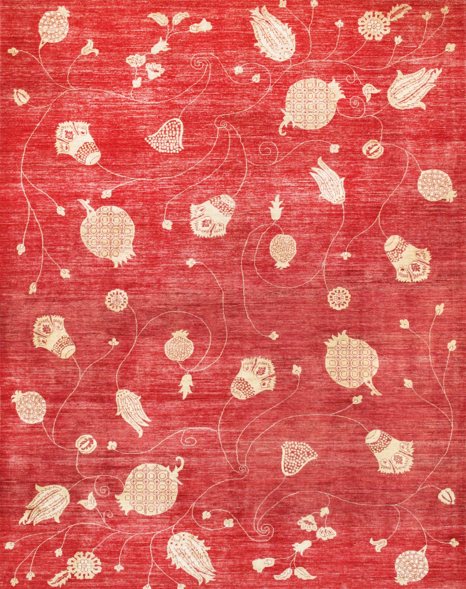 034754 Pasargad Modern Collection Hand-Knotted Lamb's Wool Area Rug-9'1'x11'5'