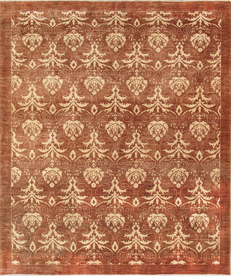 Modern Collection Hand-Knotted Lamb's Wool Runner 8' 1' X 9' 7'
