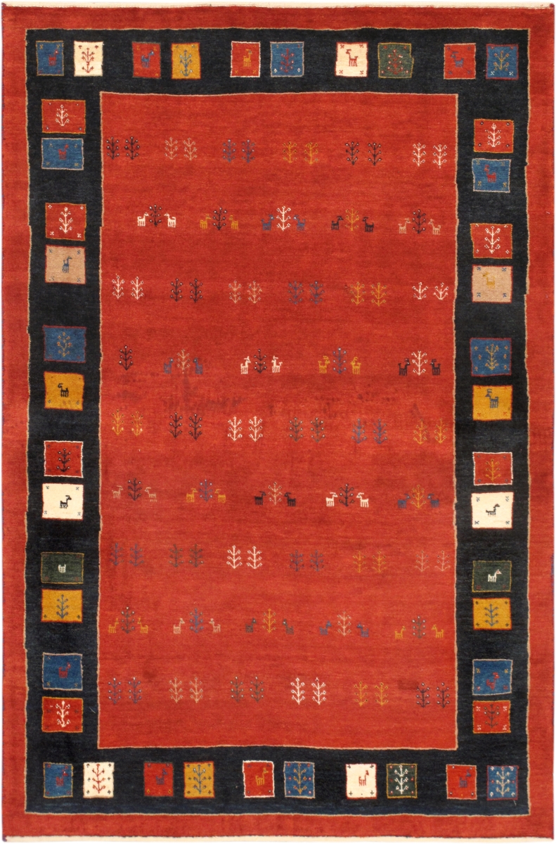 Tribal Collection Hand-Knotted Lamb's Wool Area Rug