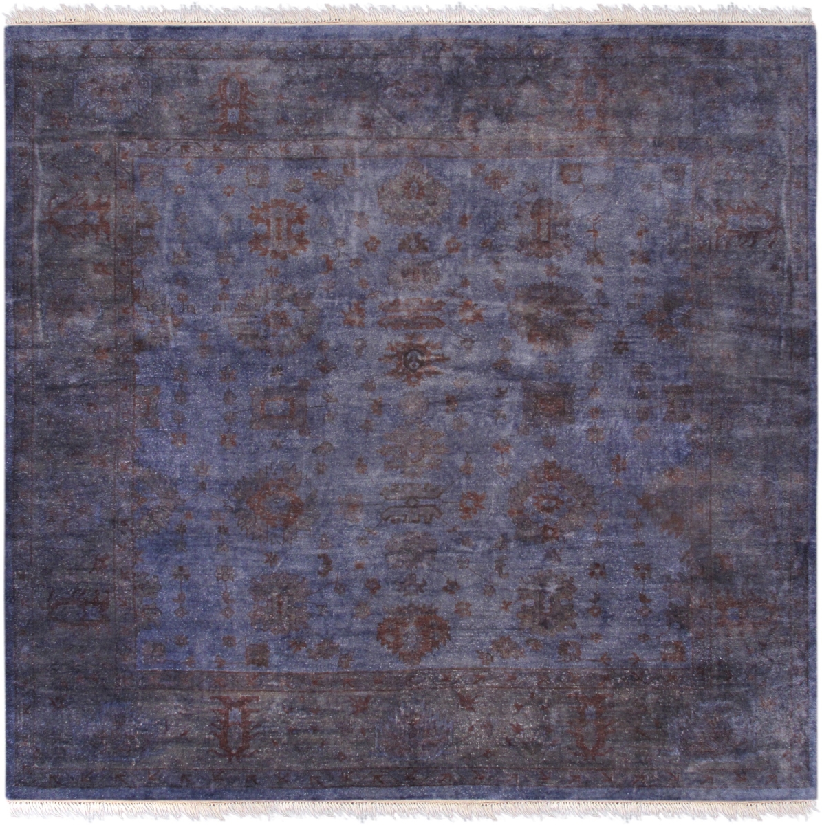 Turkish Lahore Collection Hand-Knotted Lamb's Wool Area Rug- - 11 ft.11 in. X 12 ft. 4 in.