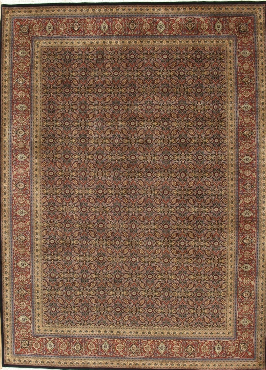 Baku Collection Hand-Knotted Lamb's Wool Area Rug