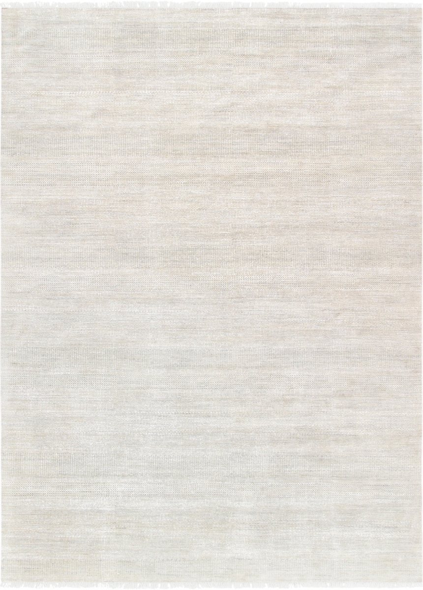 Transitional Collection Hand-Knotted Silk & Wool Area Rug- Beige - 9' 11' X 13' 9'