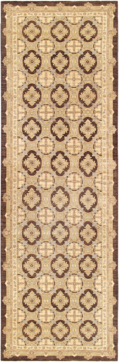 Denver Hand-Knotted Brown Lamb's Wool Area Rug- 6 ft. 6 in. X 20 ft. 9 in.