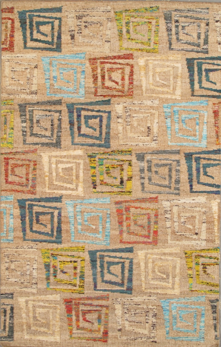 PARB-SD2 5x8  Modern Collection Hand-Woven Hemp Area Rug