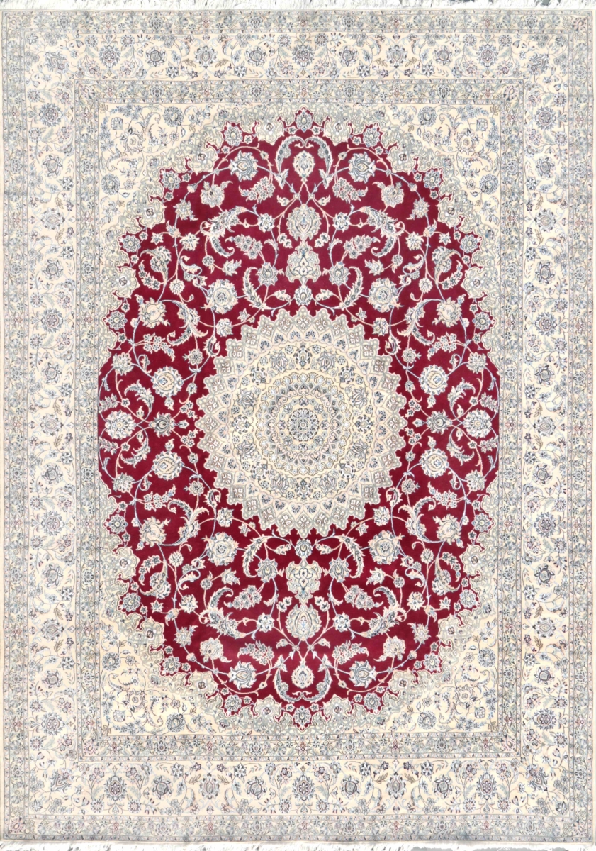Azerbaijan Collection Hand-Knotted Wool Area Rug-Red