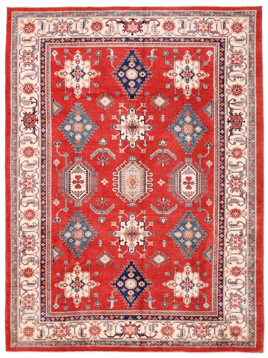 Kazak Collection Wool Area Rug- 8'11' X 11'11'