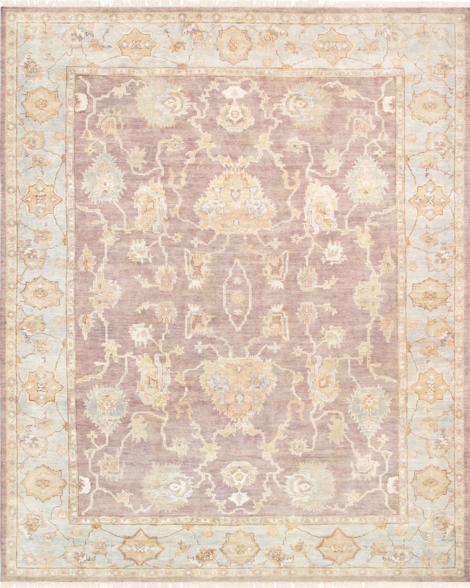 Oushak Collection Hand-Knotted Lamb's Wool Area Rug- 9' 3' X 11' 10'