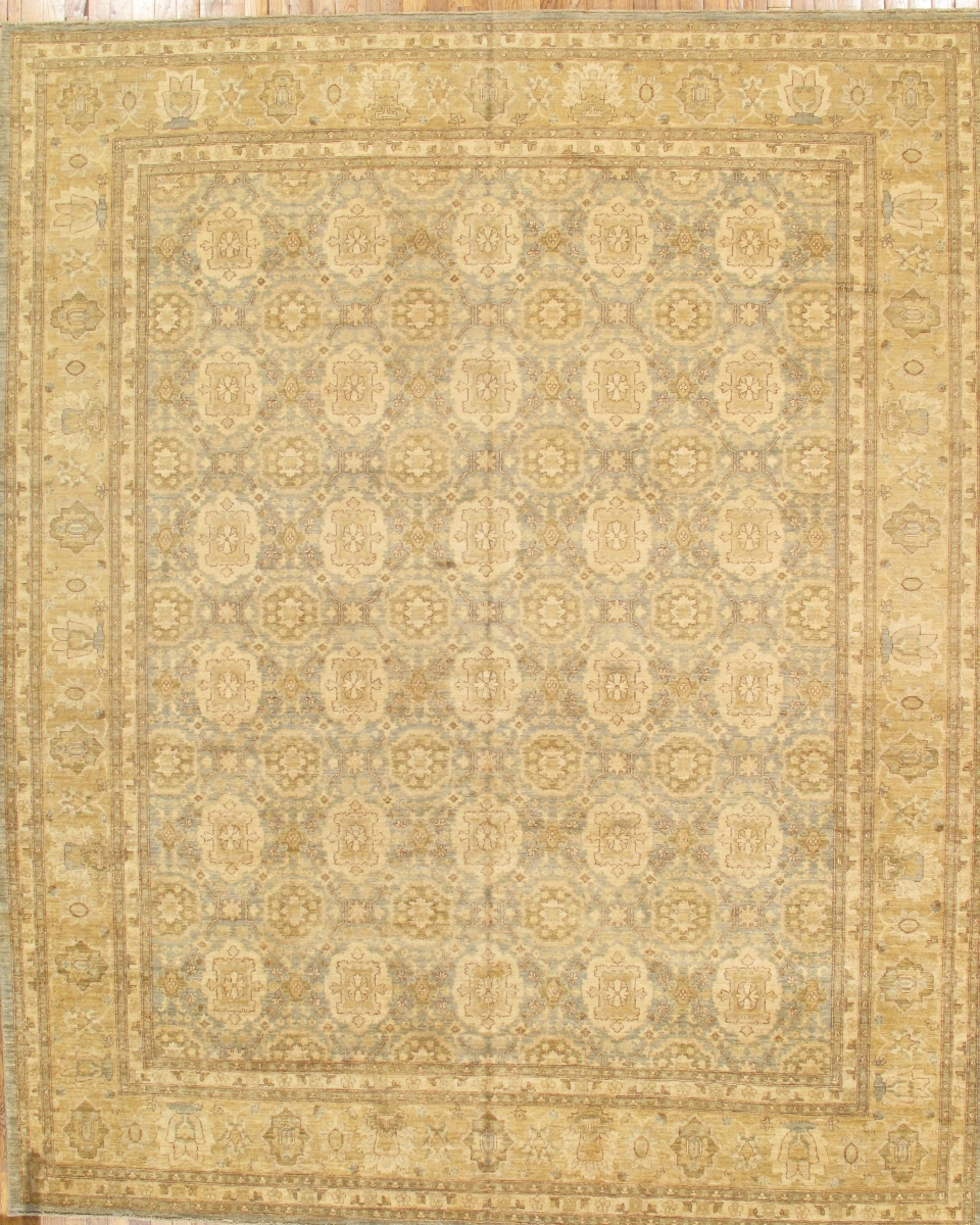 Denver Hand-Knotted L. Blue Lamb's Wool Area Rug