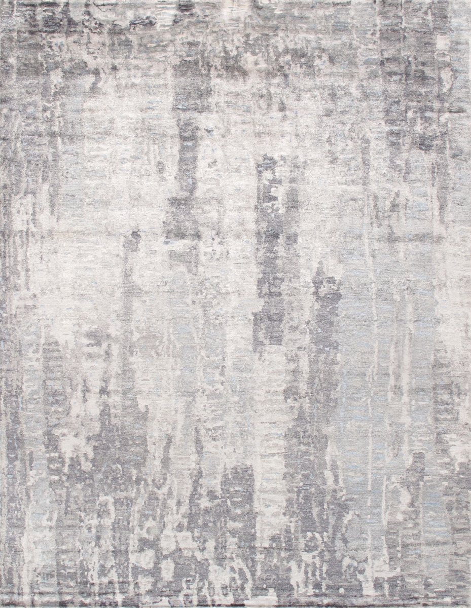 PG-1891-1 9x12  Modern Collection Hand-Knotted Silk & Wool Area Rug