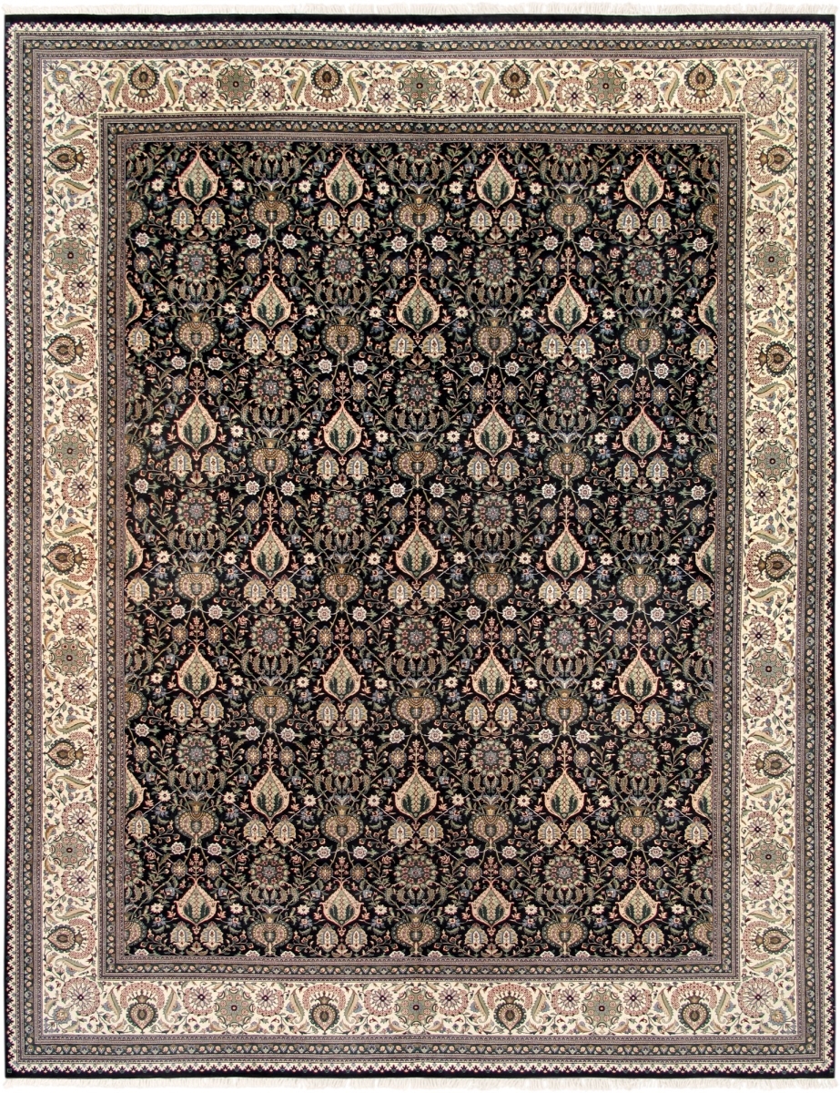 043680 Baku Collection Hand-Knotted Lamb's Wool Area Rug- 11 ft. 10 in.  X 15 ft. 8 in.