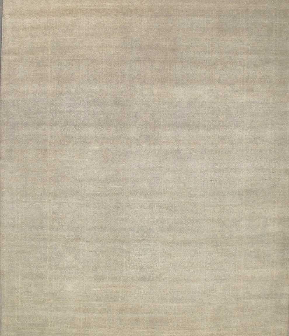 Transitiona Collection Hand-Knotted Lamb's Wool Area Rug- 8' 1'x10' 1'