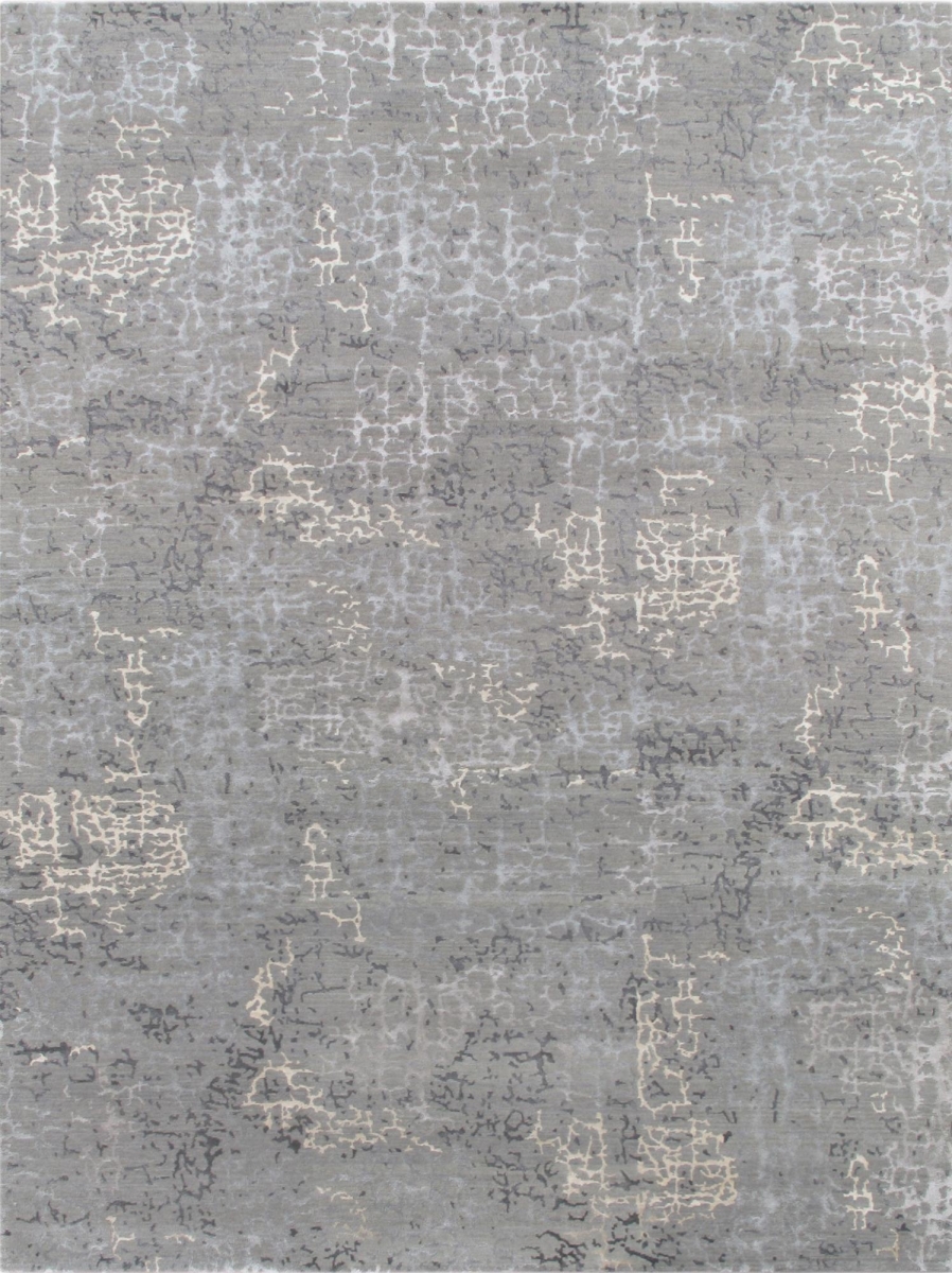 REFLECTION-2 2X3  Modern Collection Silk & Wool Area Rug, 2'x3'