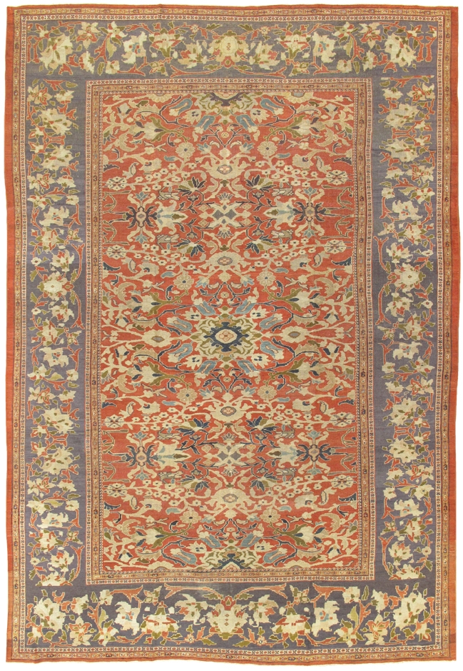 027092 Antique Melody Collection Rust Lamb's Wool Area Rug-10 ft. 1 in.  X 14 ft. 7 in.