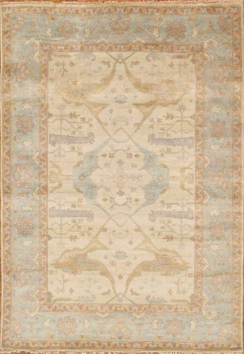 Oushak Collection Hand-Knotted Lamb's Wool Area Rug- 12' 5' X 17'11'