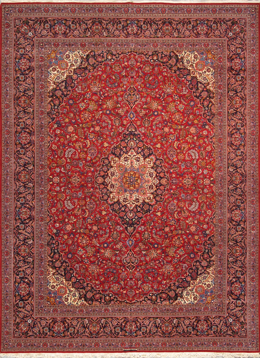 S. Antique Azerbaijan Red Lamb's Wool Area Rug