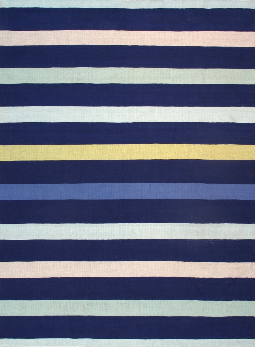 Hampton Collection Indoor/Outdoor Area Rug- Blue - 4' 0' X 6' 0'