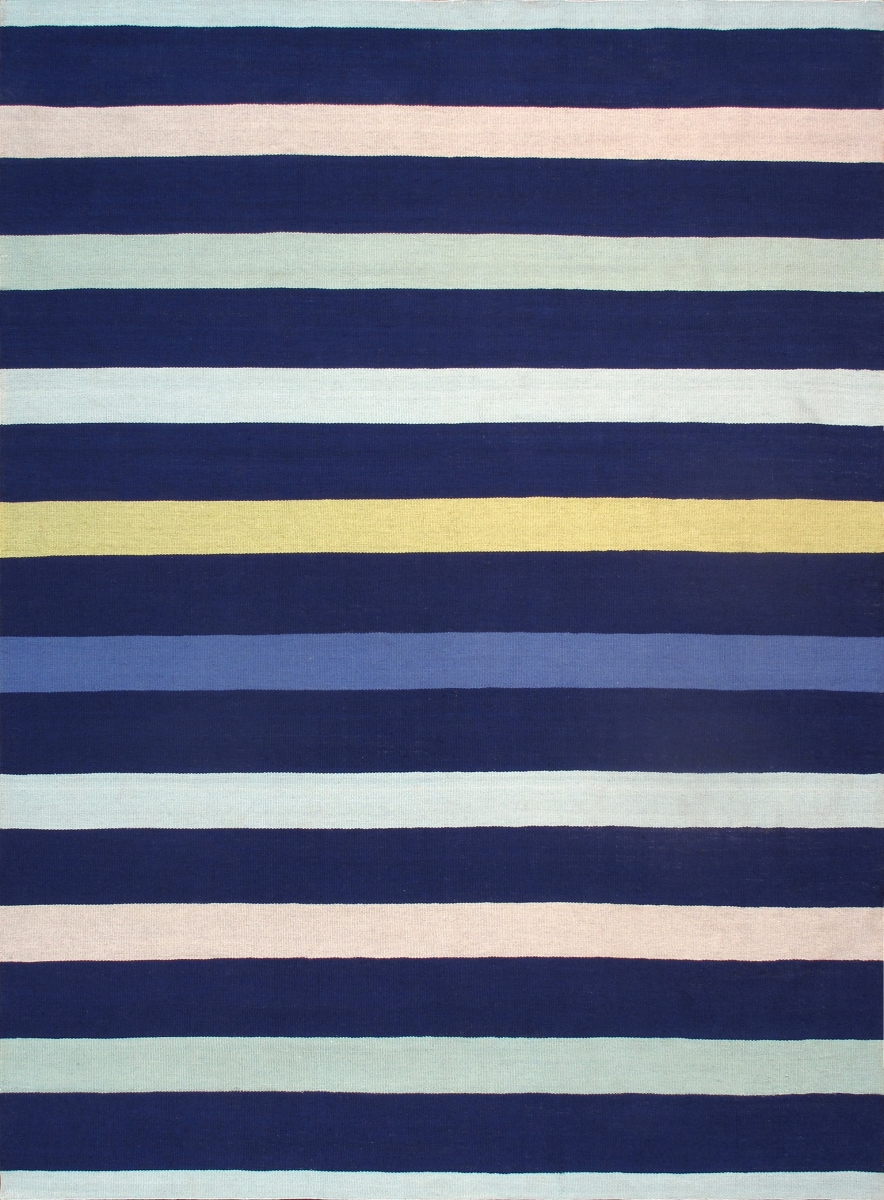 Hampton Collection Indoor/Outdoor Area Rug- Blue - 8' 9' X 11' 9'