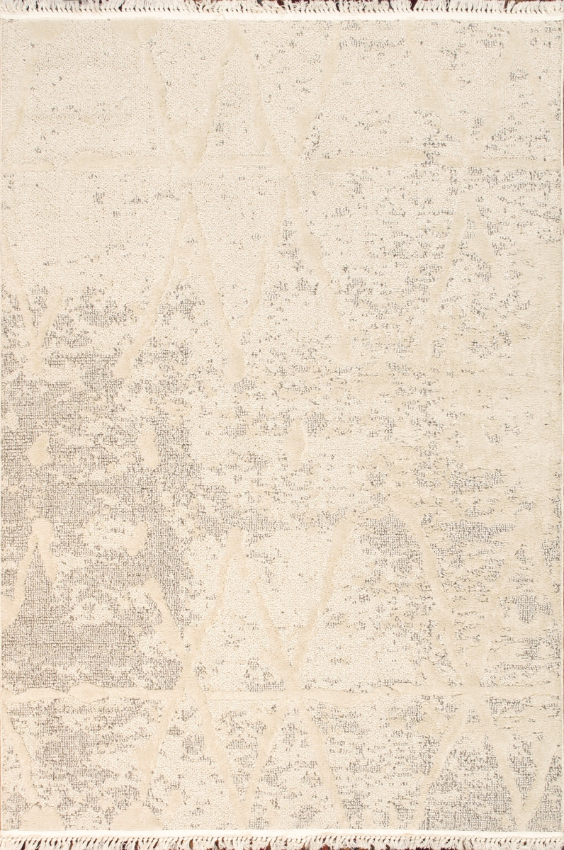Sutton Polypropylene & Polyester Geometric Area Rug - Ivory - 10' 0in. X 14' 0in.