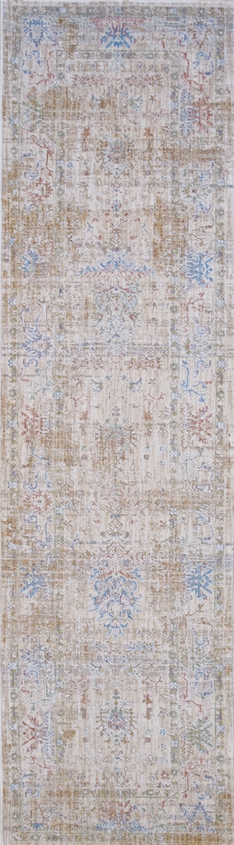 PFH-09 2.02x8  Turkish Amber Traditional Beige Runner- 2' 2'' X 8' 0''