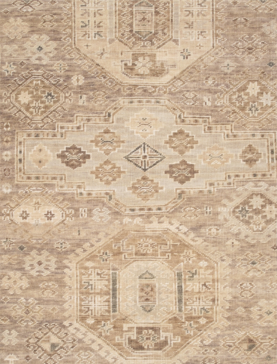 Picture of Pasargad Home PZP-117 8x10 Pasargad Home Tribal Hand-Knotted Beige Wool Area Rug- 8&apos; 0&apos;&apos; X 10&apos; 0&apos;&apos;