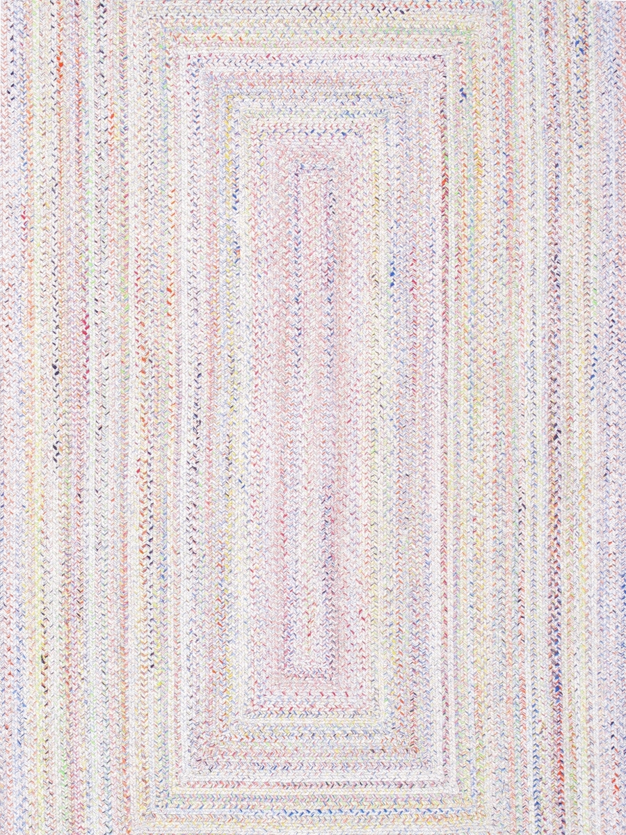 Picture of Pasargad Home PY-03B 4x6 Pasargad Home Lagos 4&apos; X 6&apos; Hand Braided MultiColor Rug - All Ages&#44; Indoors & Outdoors