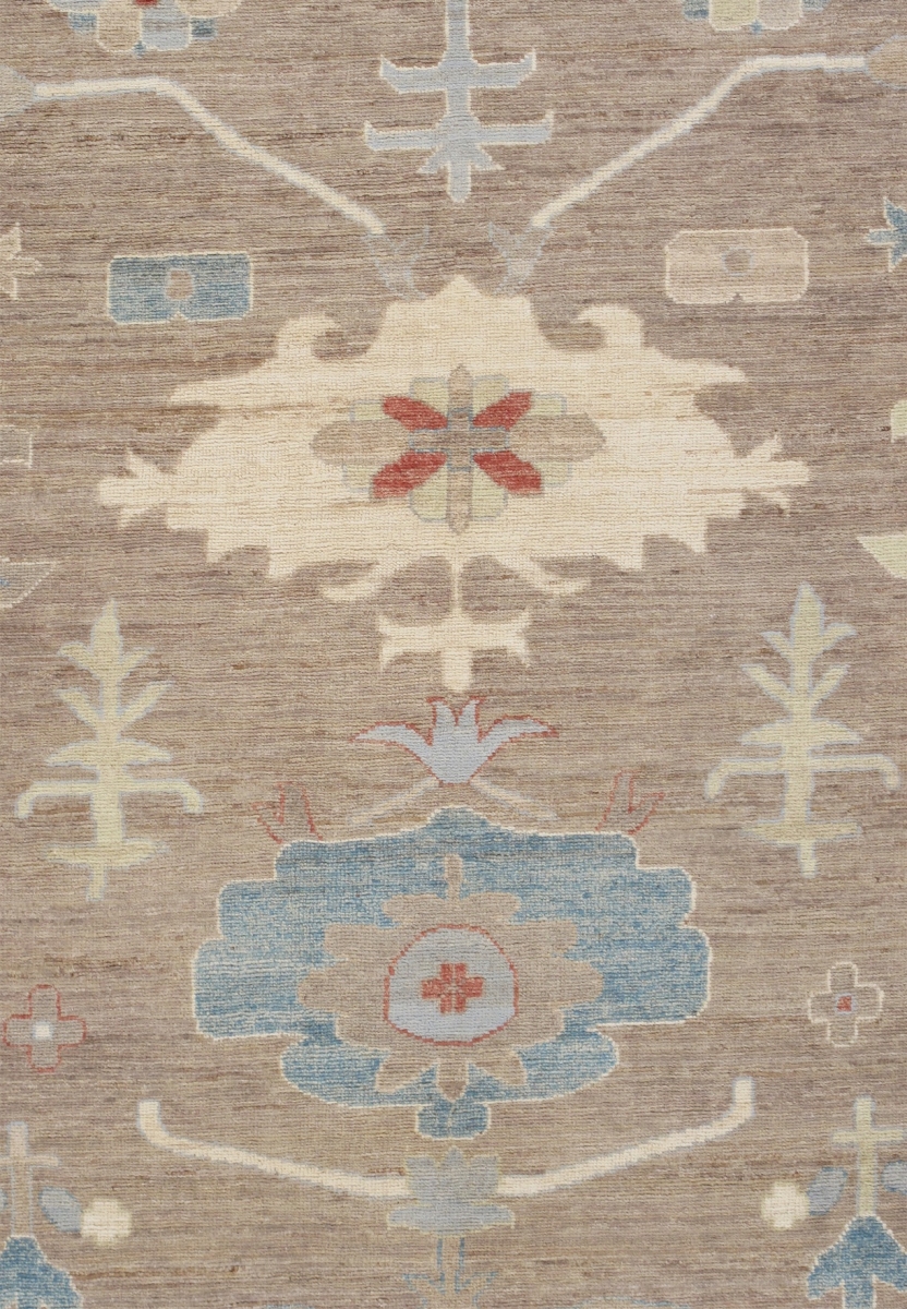 Picture of Pasargad Home Sul-2037 12x15 Pasargad Home Sultanabad 13&apos; x 14&apos; Hand-Knotted Lamb&apos;s Wool Light Blue/Ivory Rug - All Ages&#44; Indoors