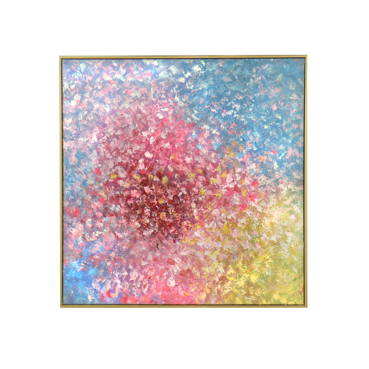 PXA-1010  Symphony Hand-Painted Multicolor Abstract Artwork on Canvas OilPainting