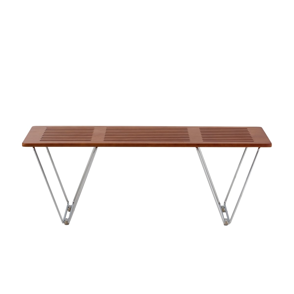 PJ-7002  Fuji Bench, Brown/Silver