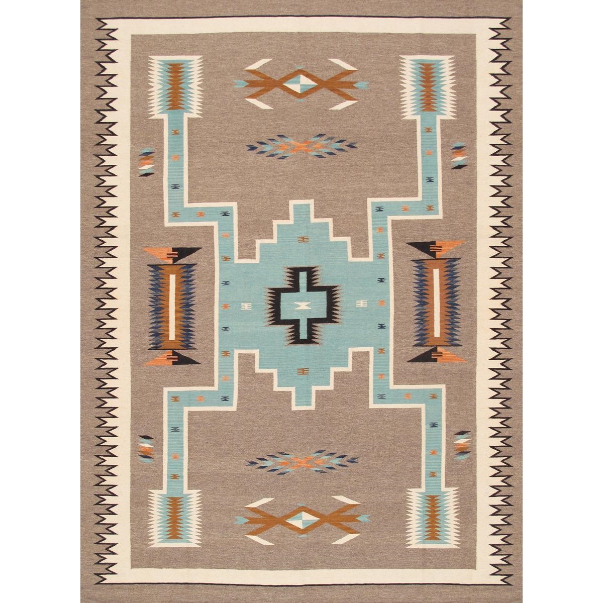PNT-369 9x12 Tuscany Reversible Wool Mocha/Ivory Area Rug