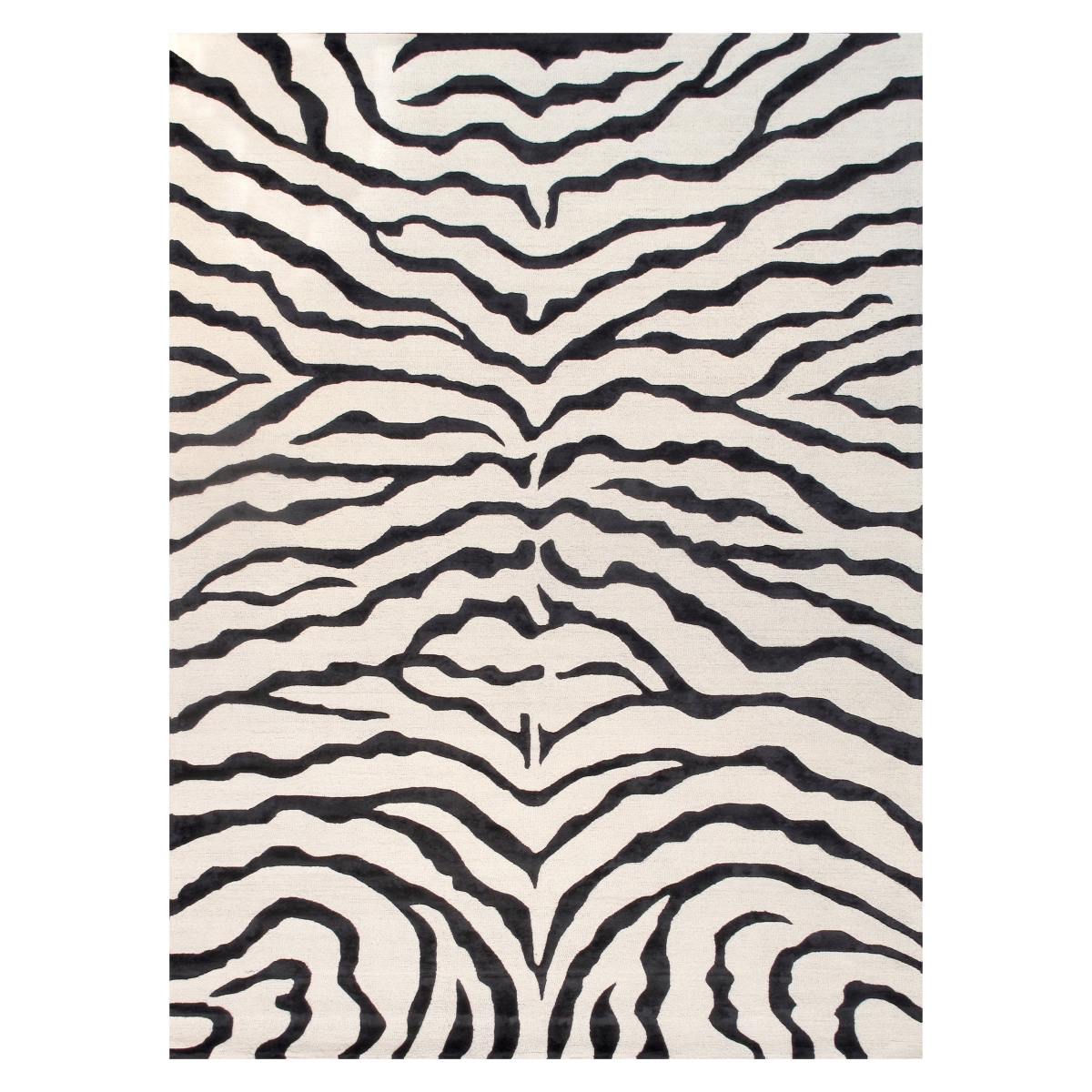 PVCSK-05 12X15 Edgy Hand-Tufted Ivory/Black Transitional Area Rug-12' 0'' X 15' 0''