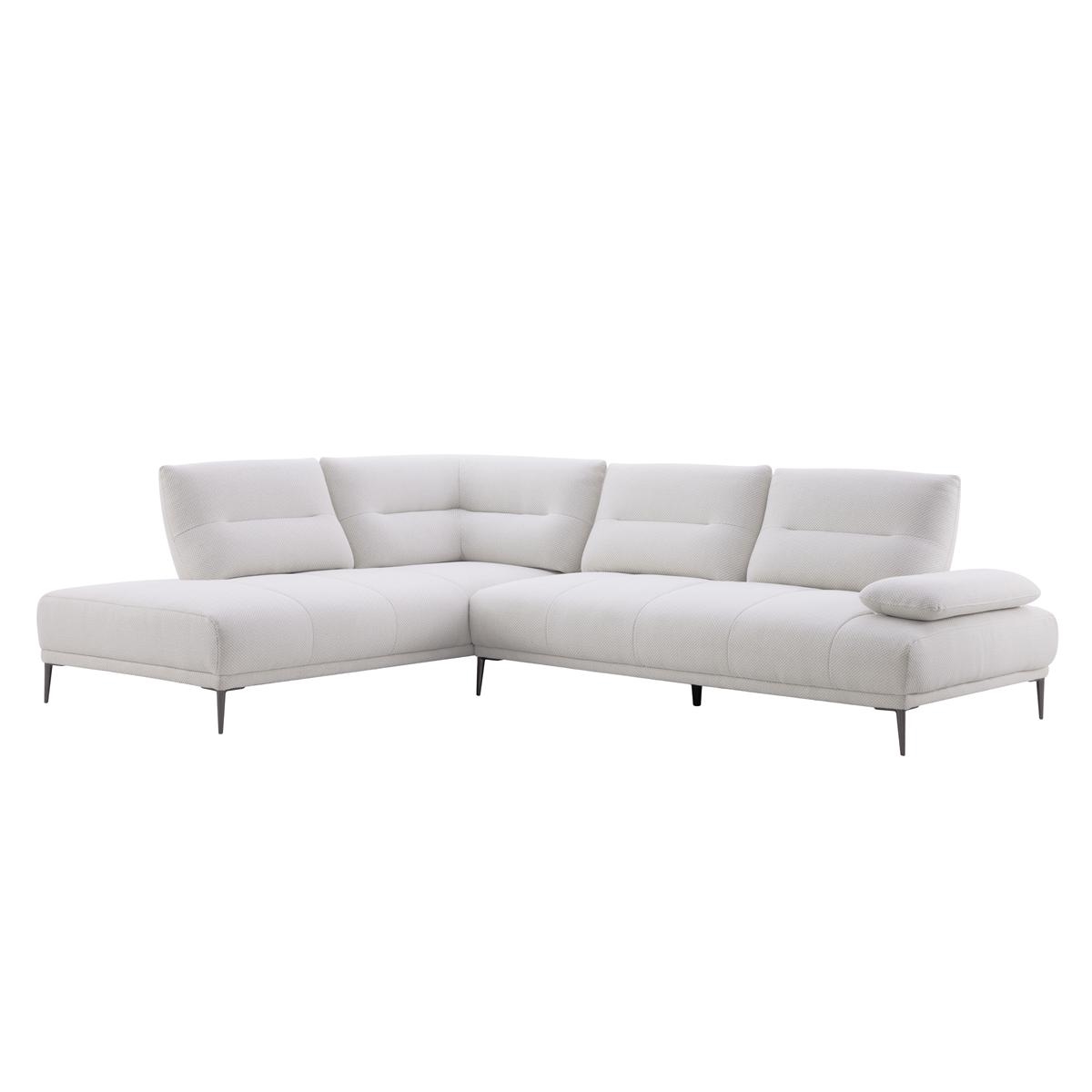 PCA-2408 Manhattan L-Shaped Sectional Sofa with Adjustable Backrests