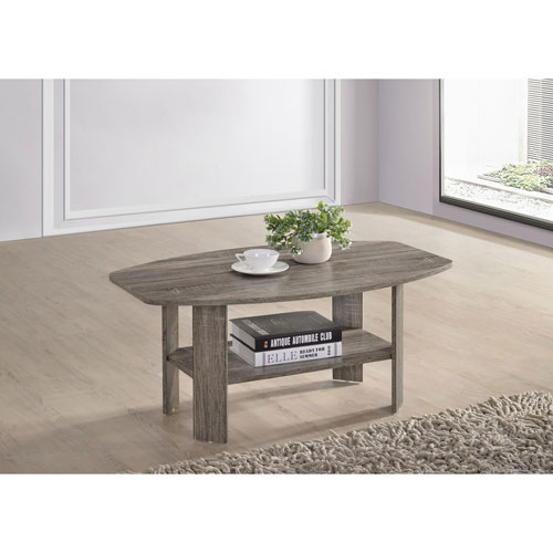 Picture of Progressive Furniture T178-01 17 x 36 x 22 in. Chip Cocktail Table - Darker Taupe