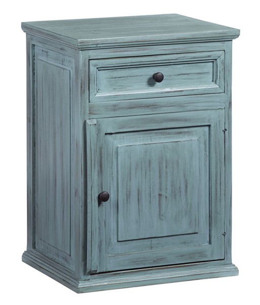 Picture of Progressive Furniture A718-69 Liza Antique Turquoise Nightstand