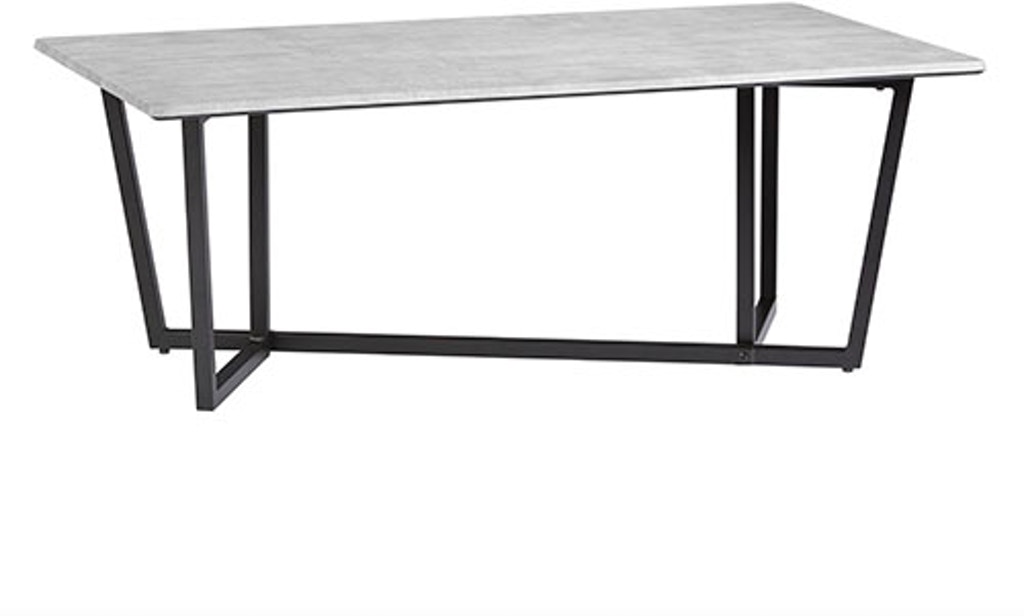 Picture of Progressive Furniture T254-01 Living Room Cocktail Table&#44; Black Metal & Industrial Gray