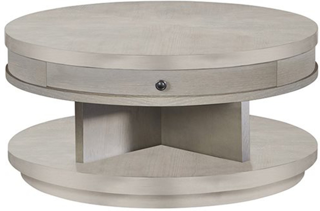 Picture of Progressive Furniture T513-01 Living Room Round Cocktail Table, Pearlized Gray