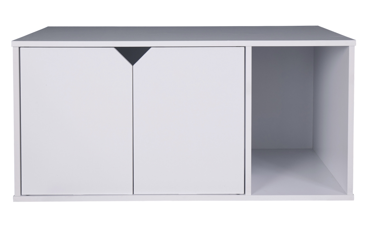 Picture of Progressive Furniture I601-40 Finn Cat Litter Box Enclosure&#44; White