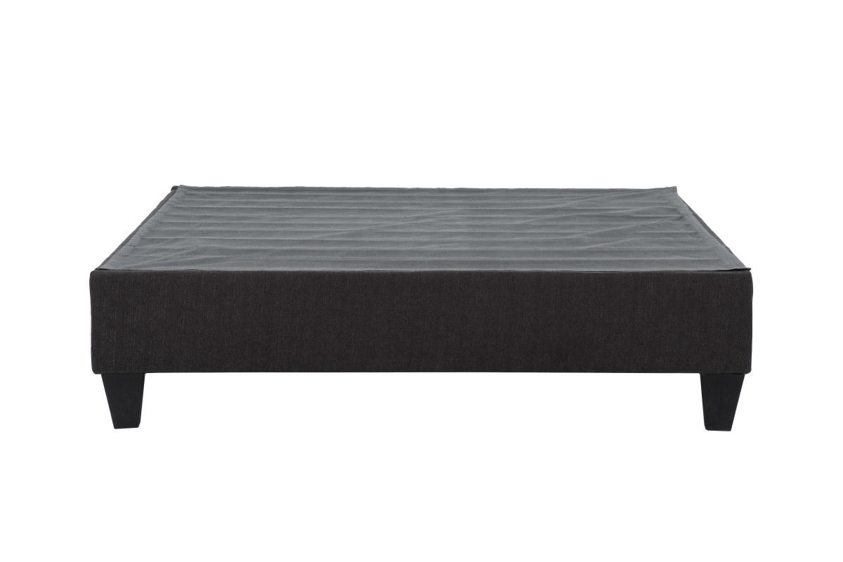 Picture of Primo International 29642 Carter Upholstered Platform Bed Frame, Black - Full Size