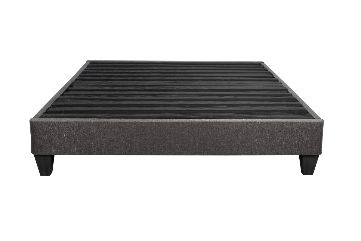 Picture of Primo International 38235 Speedy Fabric Platform Bed Frame, Dark Gray - Full Size