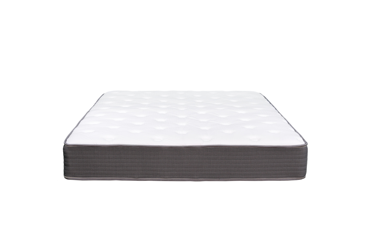 Picture of Primo International 56262 8 in. Equilibria Pocket Coil Gel Memory Foam Hybrid Mattress in a Box&#44; White & Gray - Twin & XL Size
