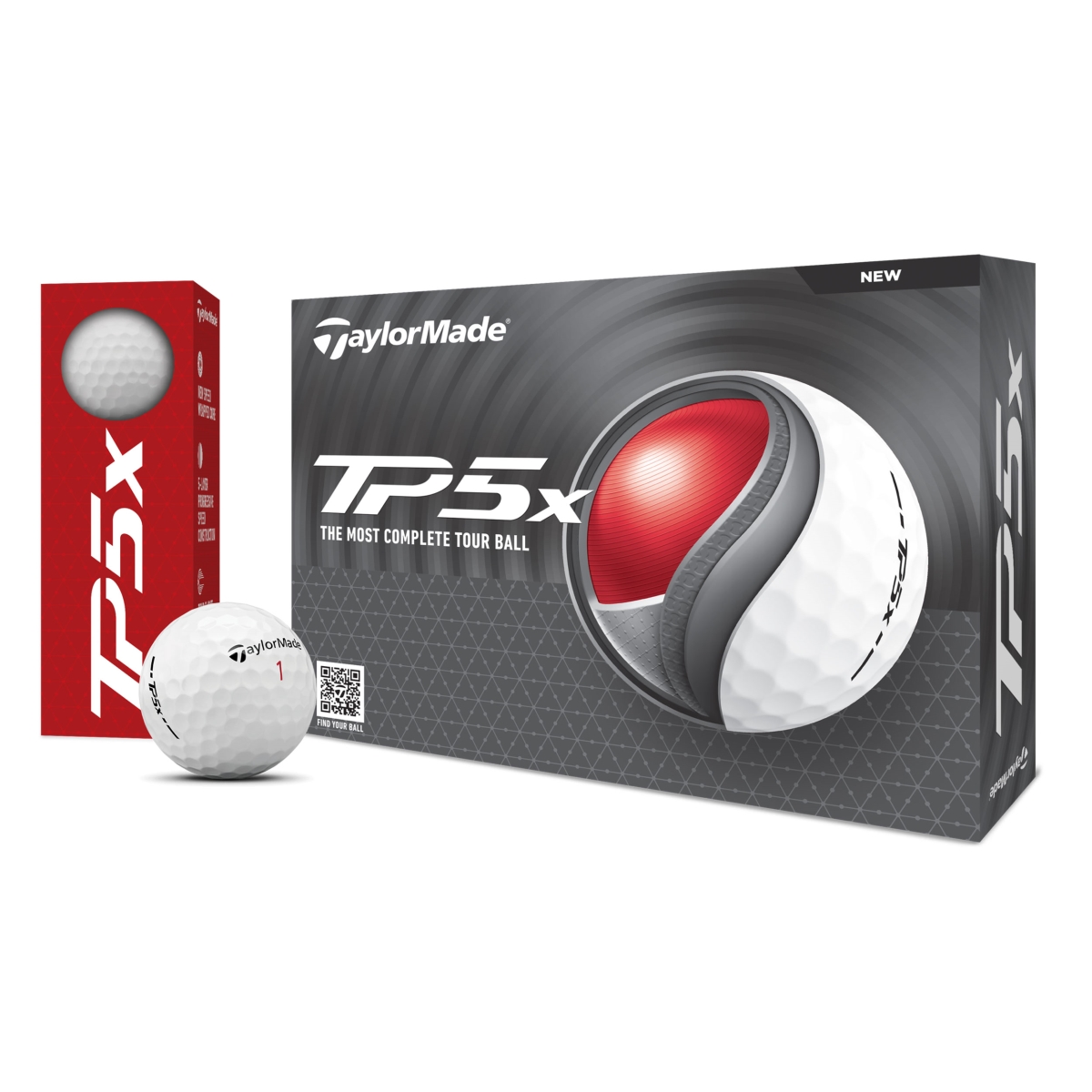 TaylorMade TP5x 2024 Golf Balls, White