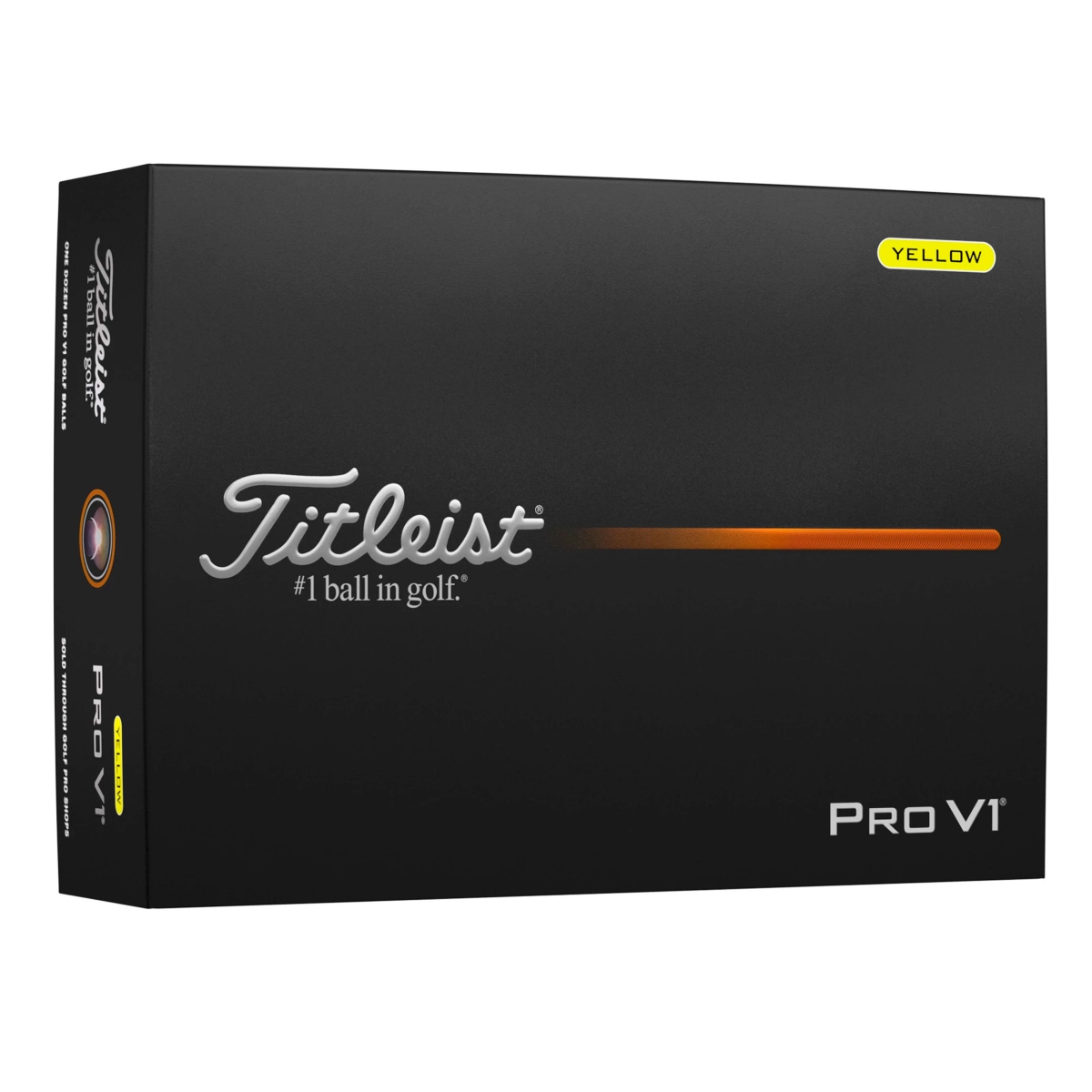 Titleist Pro V1 Golf Ball #1-#4 12-Ball Pack Yellow