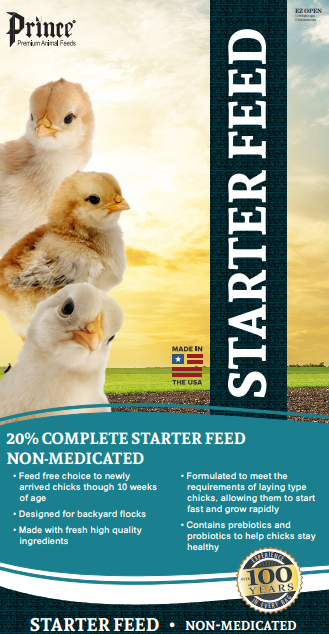 Picture of Prince Premium Feed 601167 40 lbs Non Medicated Chick Starter 20 Percent Crumble