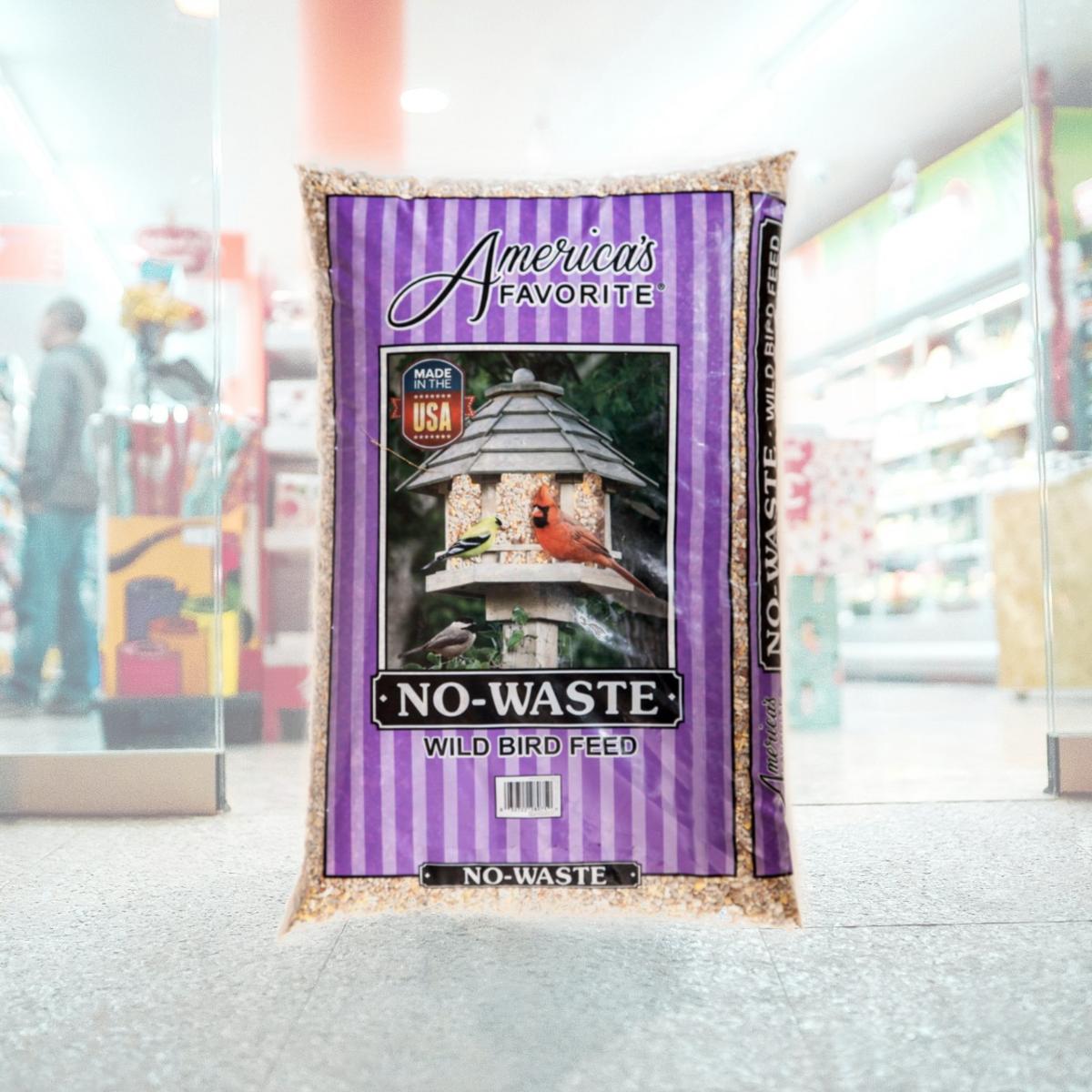 Picture of Americas Favorite 280075 10 lbs No Waste Wild Bird Feed Purple Stripe Bag, Purple Stripe