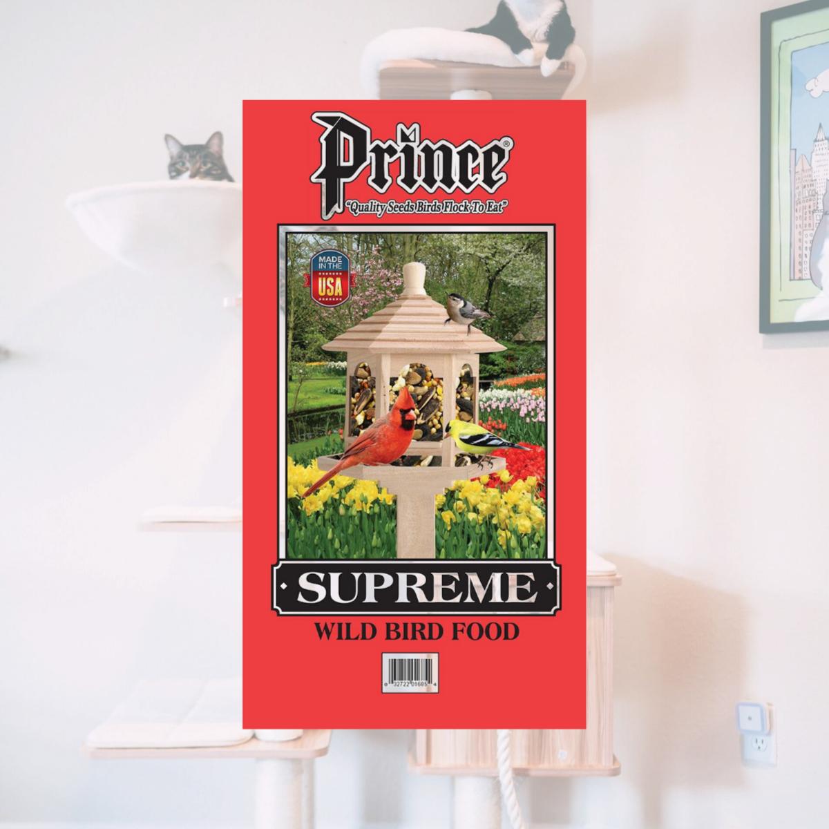 Picture of Prince Wild Bird Seed 0016930 20 lbs Supreme Wild Bird Feed Red Bag, Red