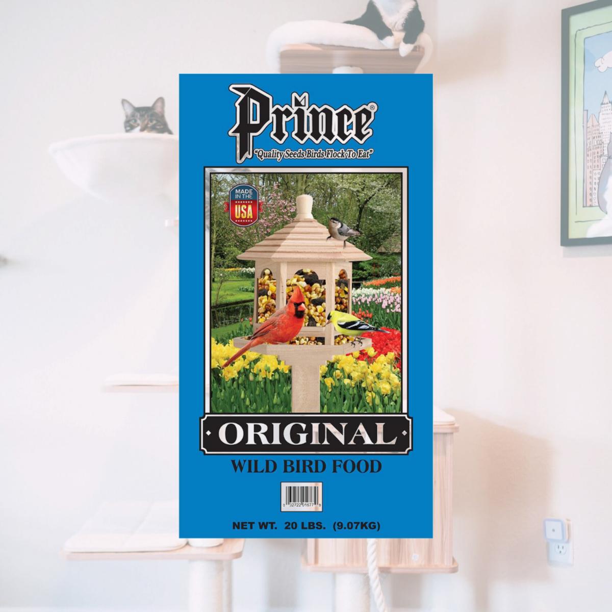 Picture of Prince Wild Bird Seed 0016790 20 lbs Original Wild Bird Feed, Blue